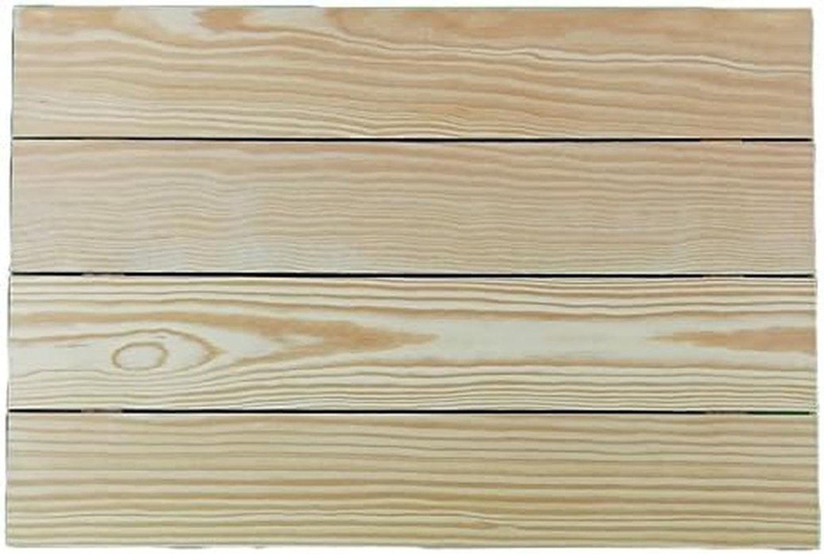 Houten Plank van Grenenhout om te Schilderen en Knutselen - Ideaal voor Decoratie (60x40 cm)