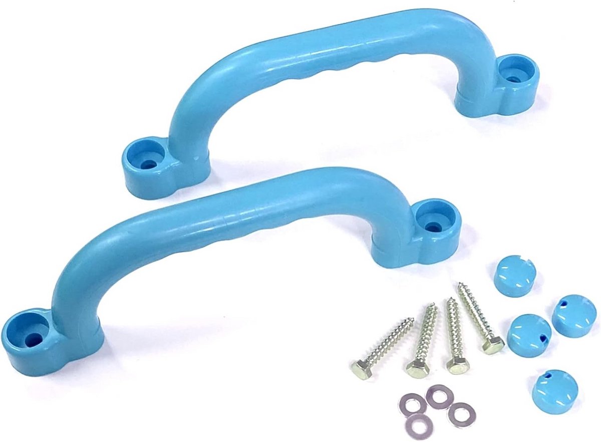 Veiligheidshandgrepen set van 2 voor speeltoren - Turquoise