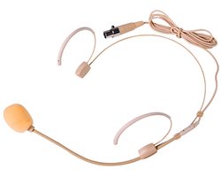 Citronic FCN-XLR beige headset voor TU4 bodypack mini xlr