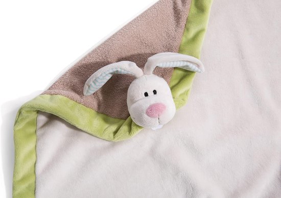 Heerlijk Zachte Knuffeldeken met Konijn 75x100 cm voor Baby en Kinderen - Pluche Warm Kleed — afbeelding 4