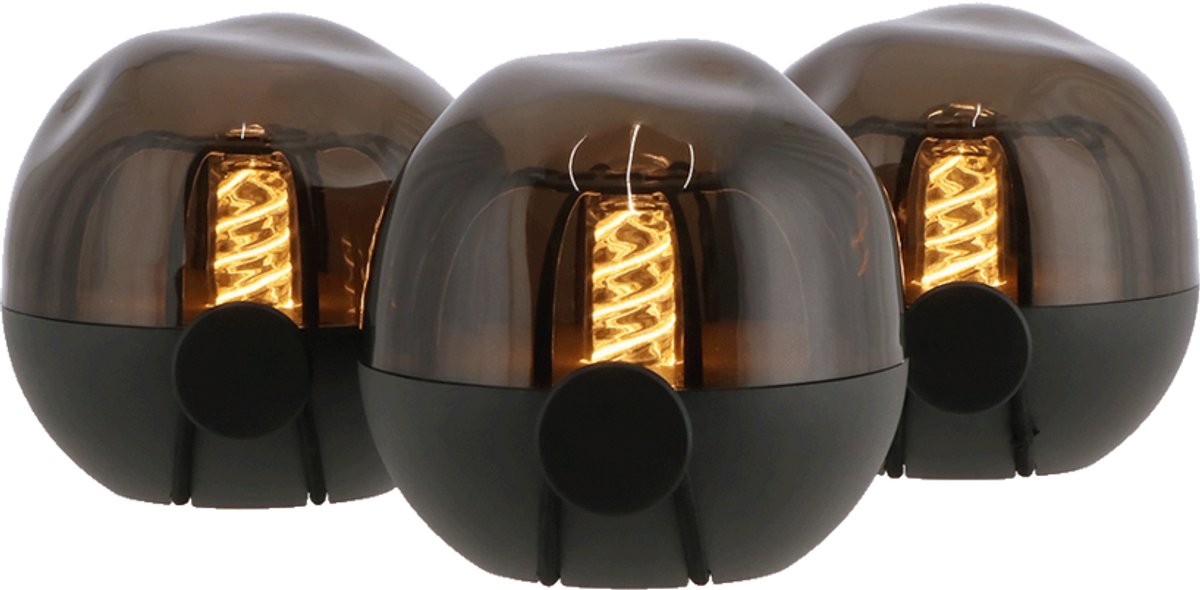 Cosi Cosisfera Set van 3 - Sfeerverlichting oor binnen én buiten - 8 uur brandtijd - Zowel op te hangen als neer te zetten