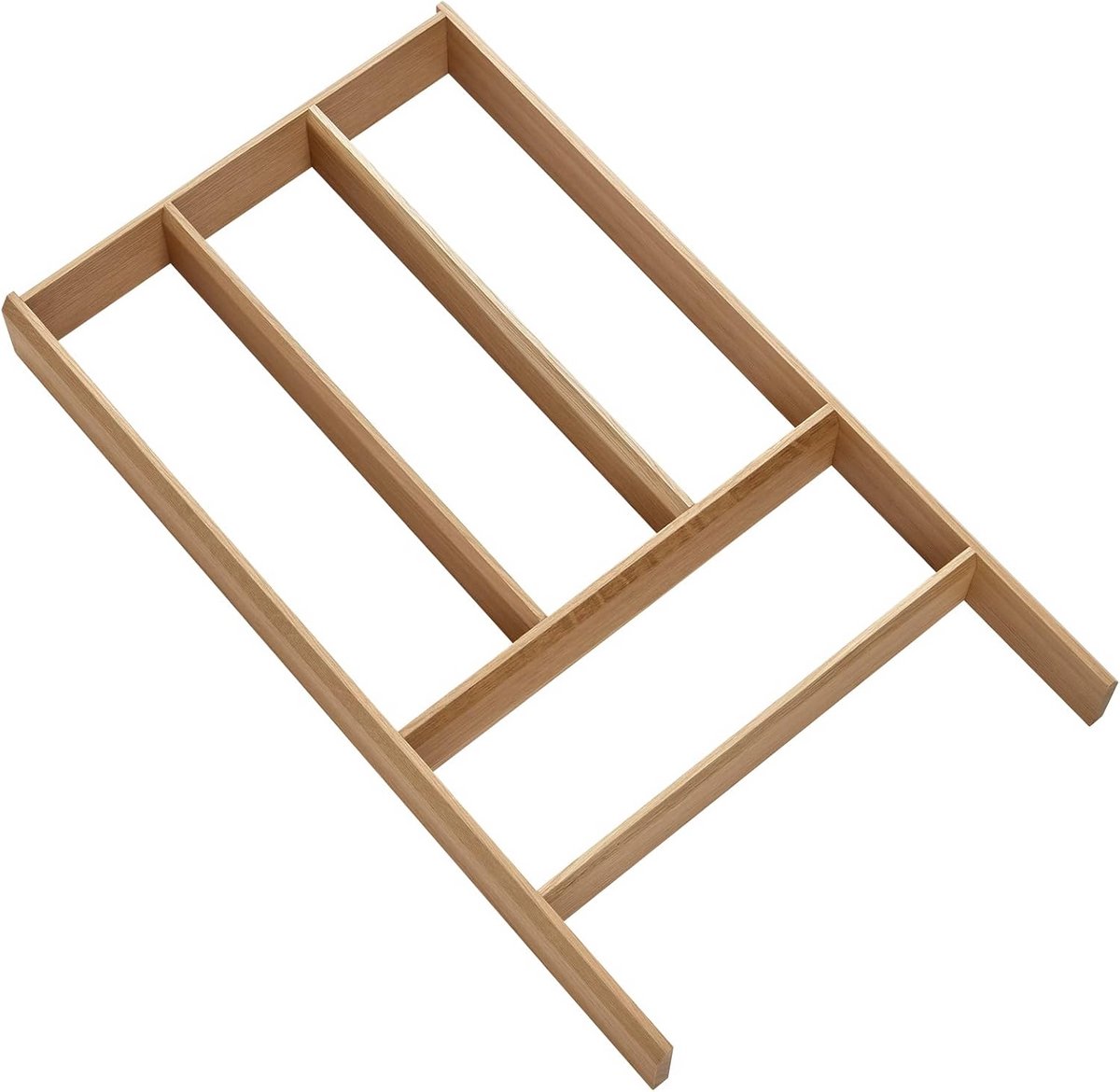 Bestekbak Houten Organizer voor Lades Interne Diepte 473 mm