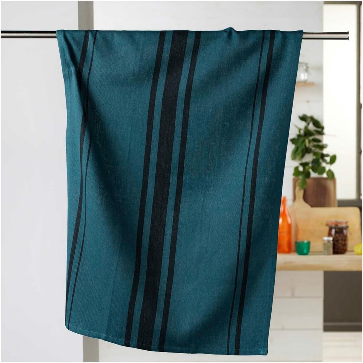 Set van 3 Keukendoeken Katoen Gestreept Droogdoek 50x70 cm