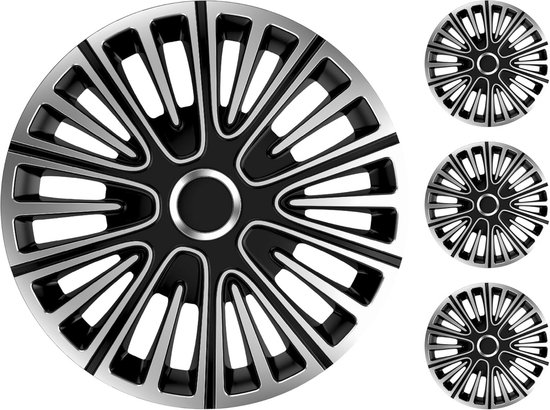 M MOTOS Set van 4 wieldoppen 15 Inch - Lach om krassen met