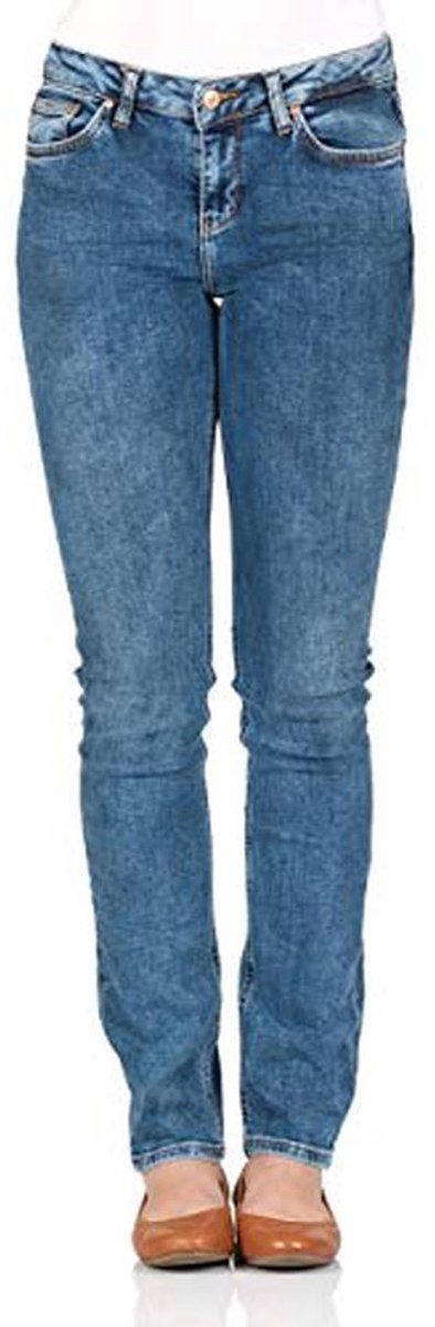 Dames Slim Fit Jeans Aspen Y - Medium Waist - Blauwe Trousers 34W/32L