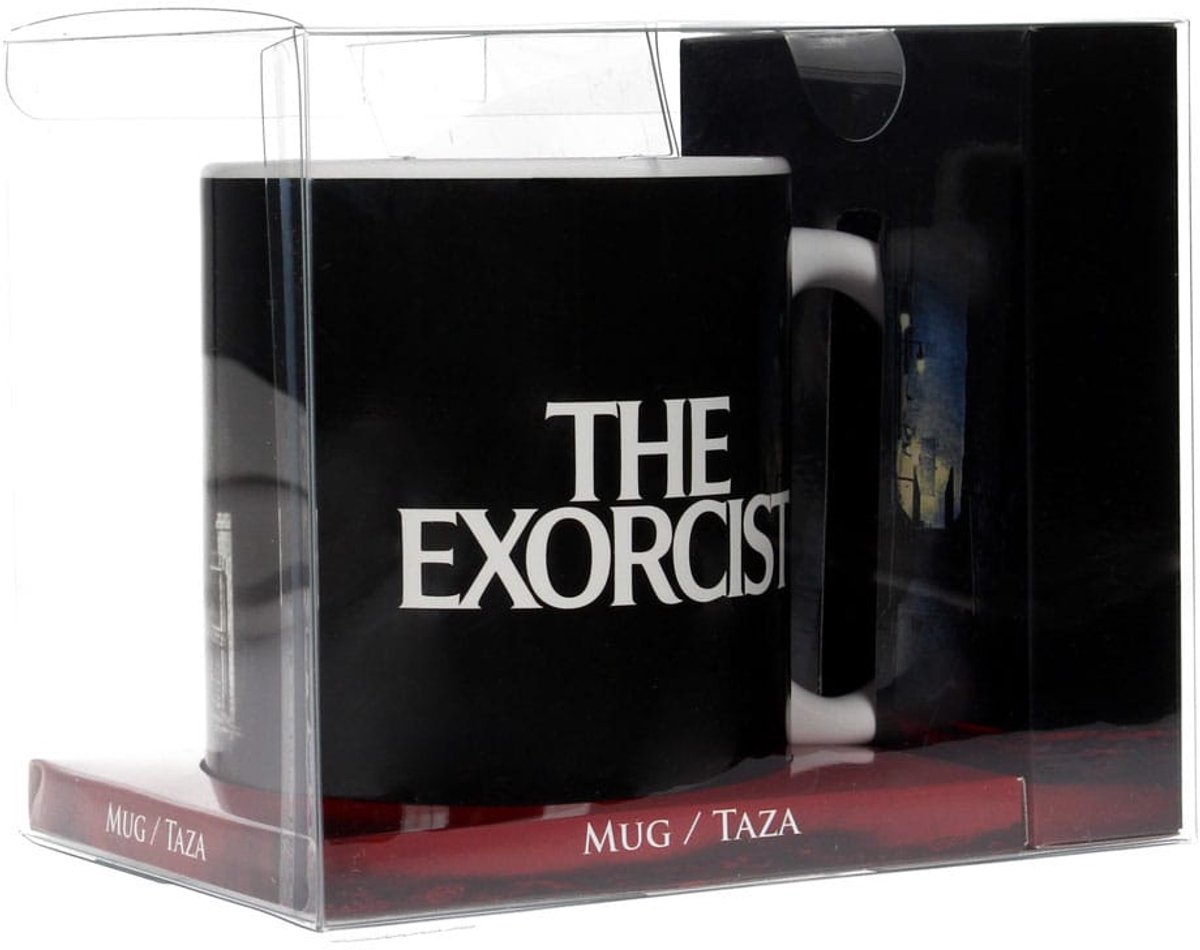 SD Toys he Exorcist Gift Set Mok / Beker & Keyring Poster Print Black & White Cups & Mok / Bekers