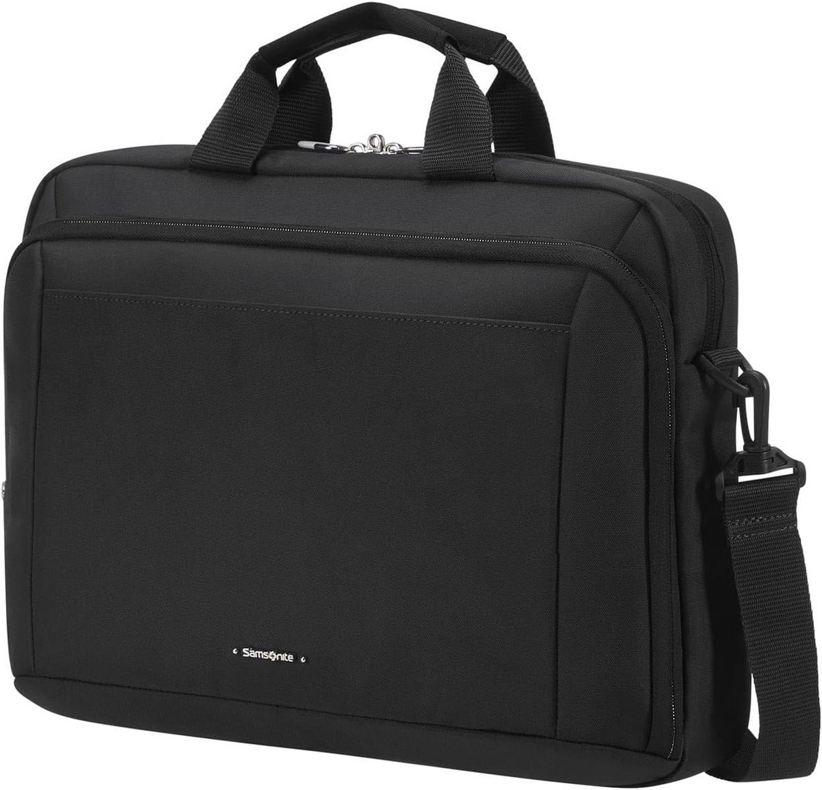 Stijlvolle Zwarte Laptoptas 15,6 Inch voor Dames - Geschikt voor Werk en Zakelijk Gebruik