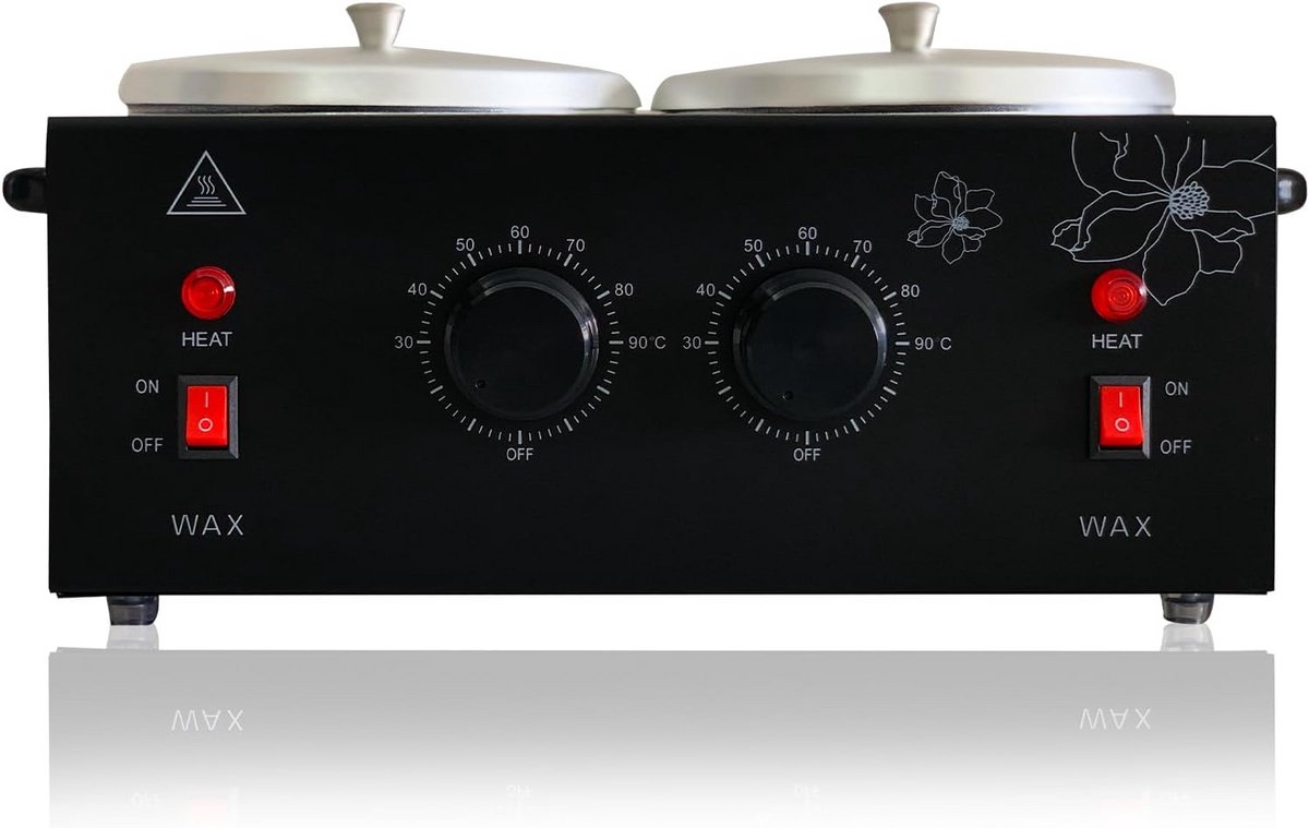 Professionele Elektrische Waxwarmer met Twee Potten voor Harsen