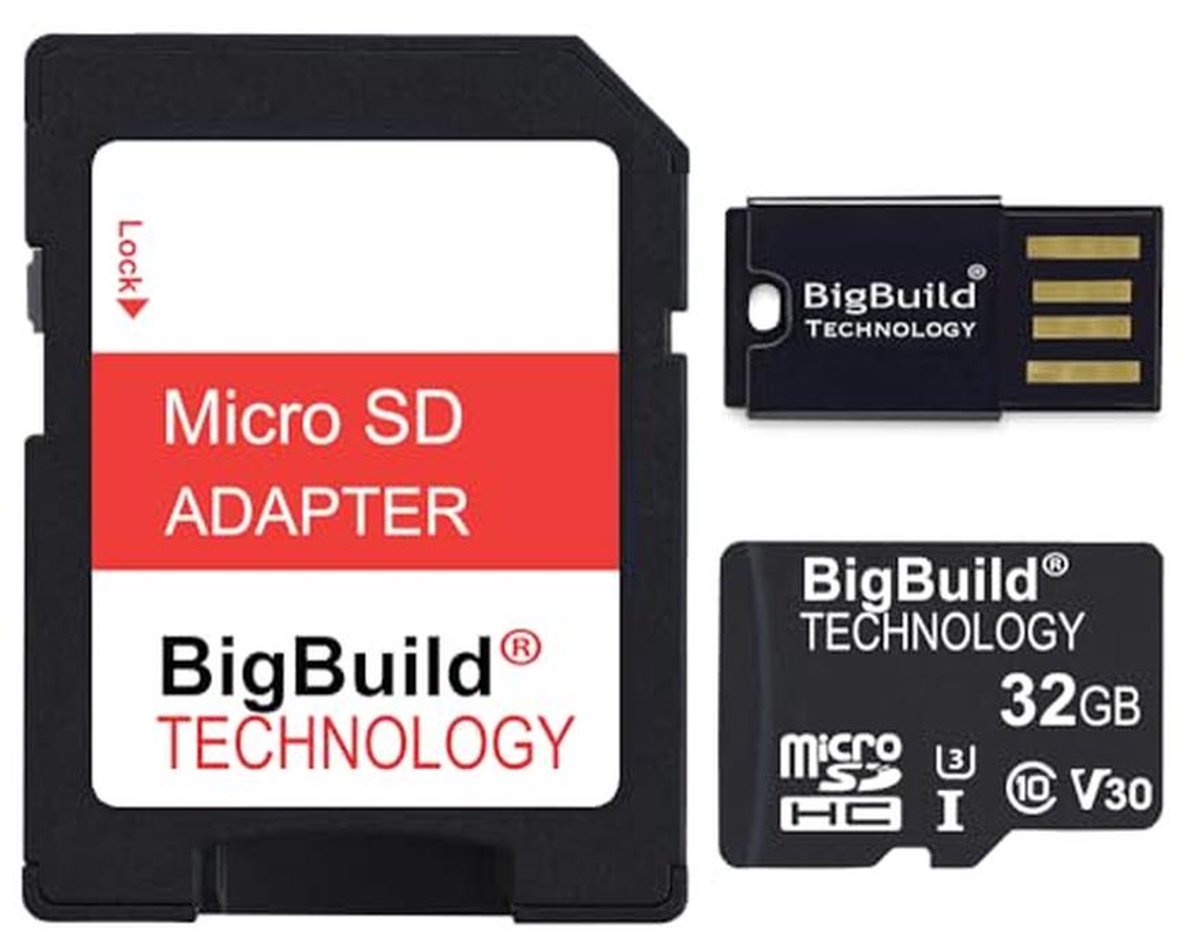 32 GB Micro SDHC Geheugenkaart - 100 MB/s U3 Voor Dashboard Camcorders