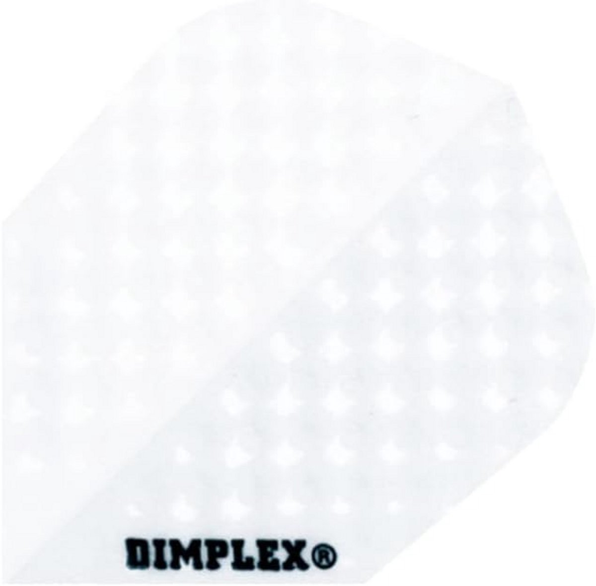 Dart Flights Effen Wit - Standaard Vorm