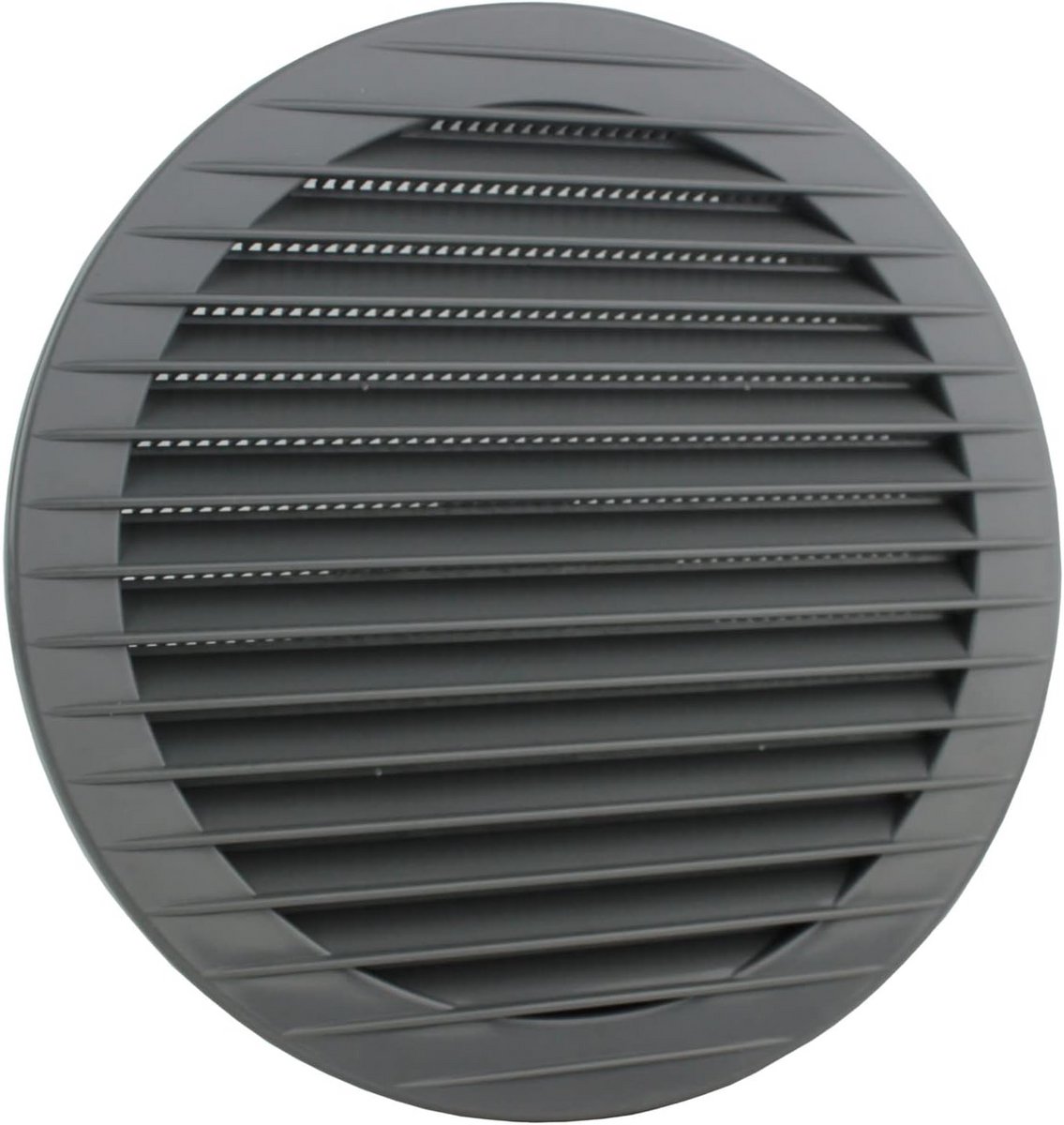 Rond Ventilatierooster met Geïntegreerd Insectengaas - Keuze uit Diverse Diameters en Kleuren