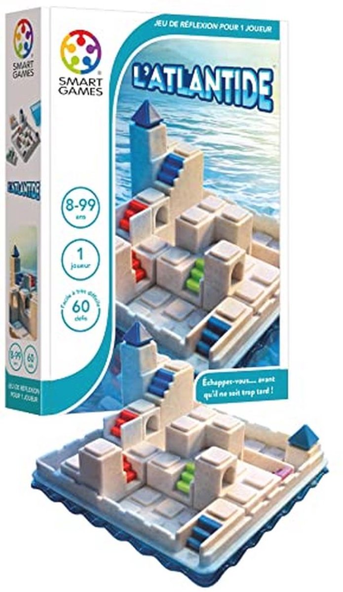 Atlantis Escape - Puzzelspel - 60 3D Uitdagingen voor 1 Speler - Leeftijd 8 tot 99 Jaar