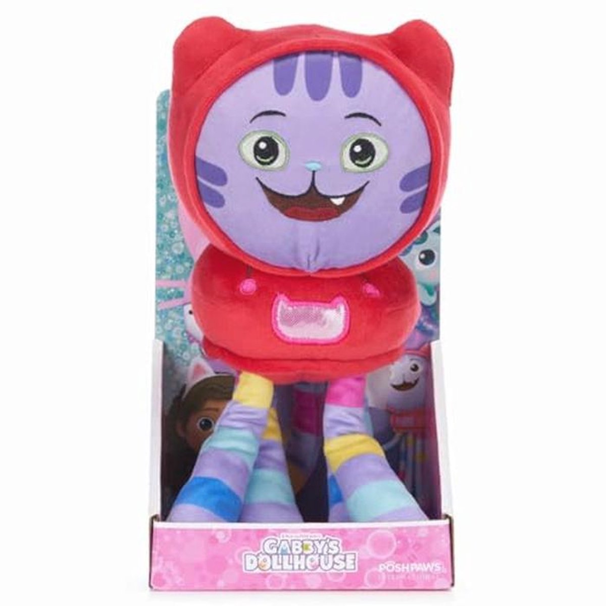 10 inch DJ Catnip Pluche Knuffel - Kleurige Avonturen voor Kinderen