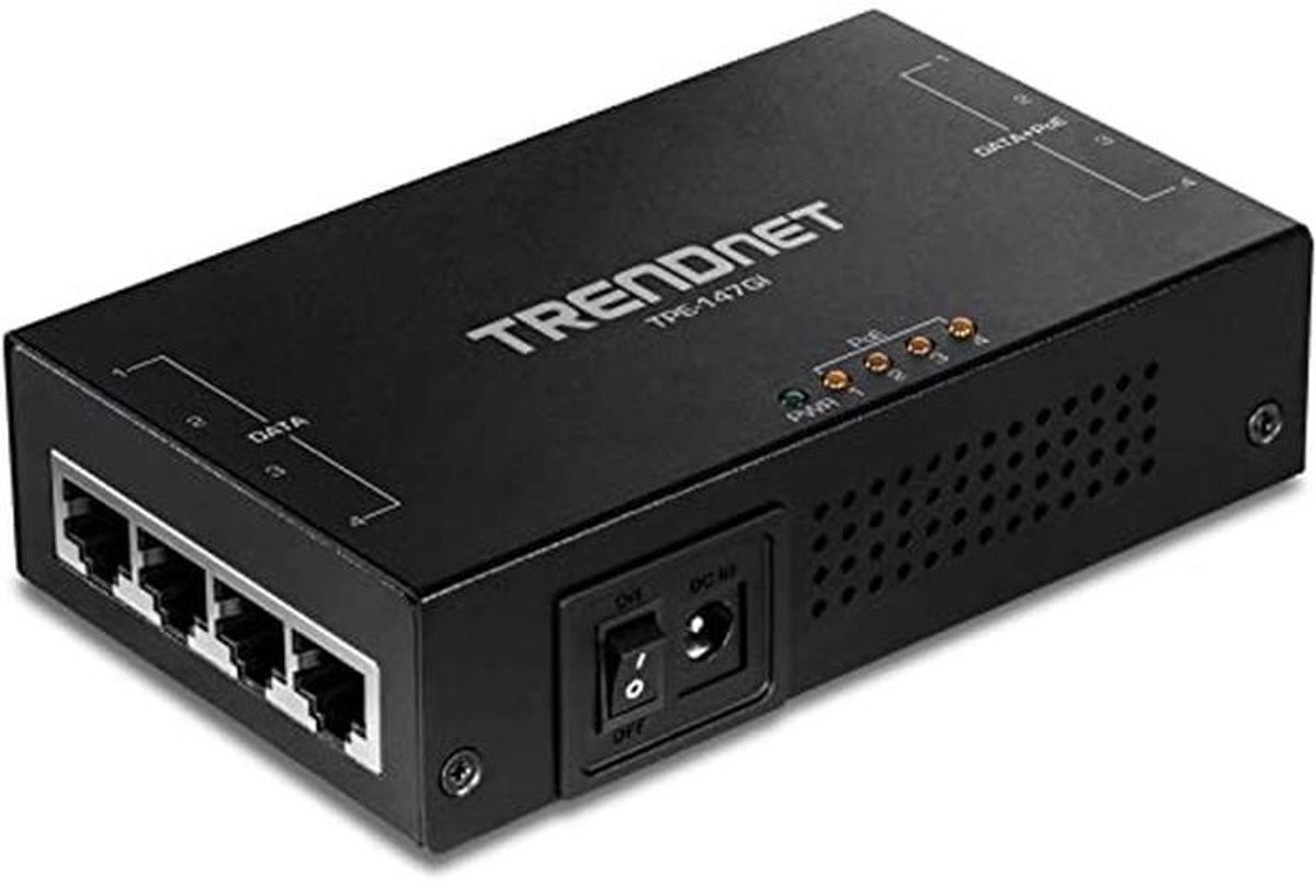 4-Port Gigabit PoE+ Injector 65W