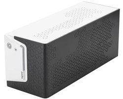 UPS met 600 VA en 4x IEC-stopcontacten – 1x 12V/7Ah batterij met AVR en LED-monitoring