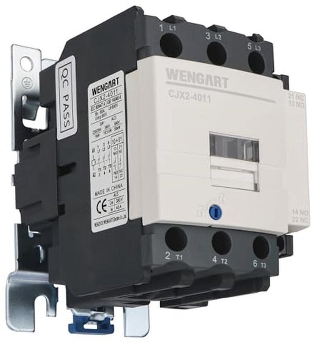 AC contactor met verbeterde veiligheidsfuncties - 40A, 220V