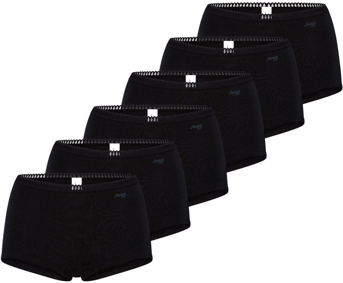 sloggi Dames shorts slip 6 pack GO Crush