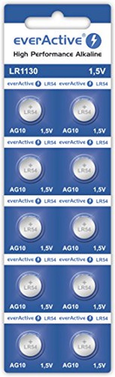 AG10 Knopcel Batterij 1.5V - 70mAh (1x Blister)