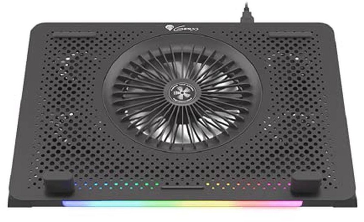 Koelstation voor laptops tot 15-6 inch met RGB-verlichting