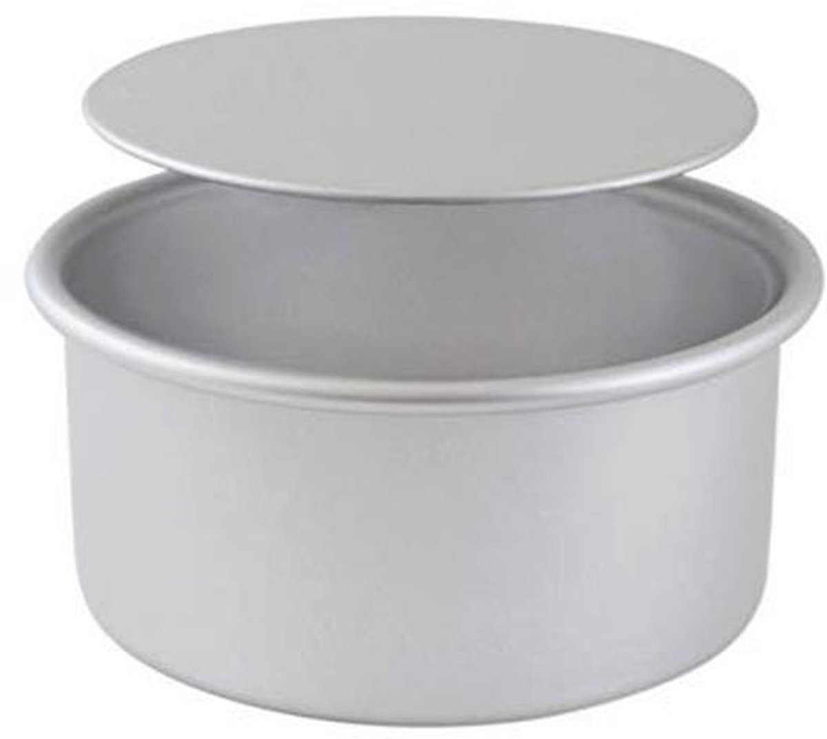 Taartvormen met losse bodem 12,7 x 8,9 cm in geanodiseerd aluminium