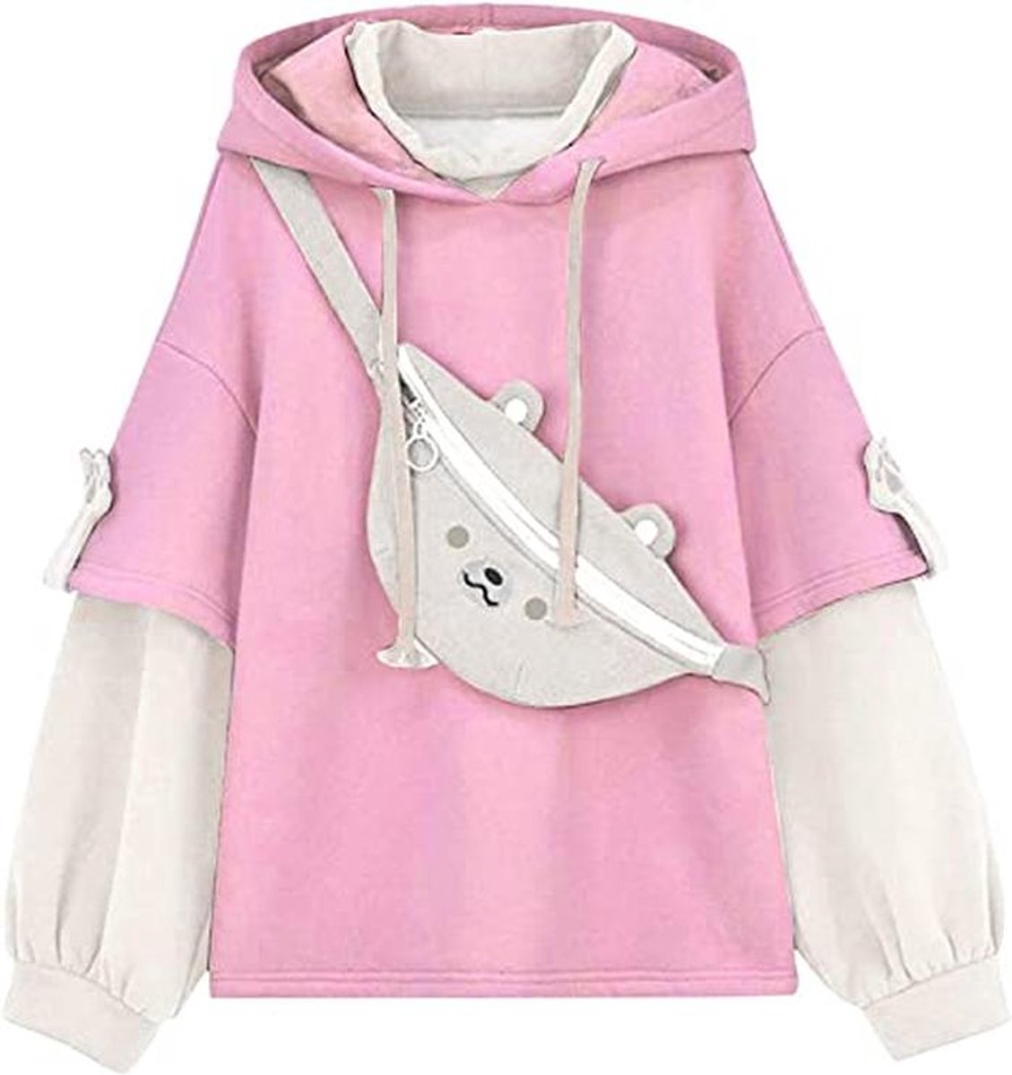 Casual Sweatshirt met Capuchon voor Heren en Dames