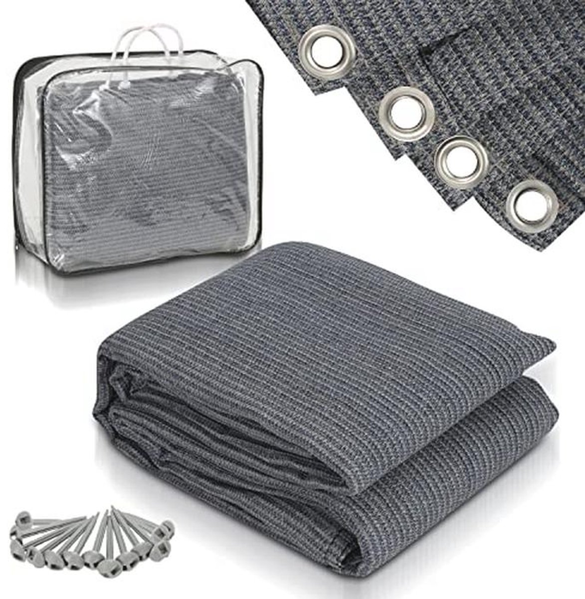 Ademend Antislip Voortenttapijt voor Camping - Wasbaar en Inclusief Draagtas