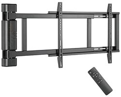 EasyLife TV wall mount electrically rotatable up to 170°, VESA wall mount up to 600 x 400 for LCD/OLED, TV, monitor, 32-75 inch smartboard and 50 kg max (ELWH-M1S - black)