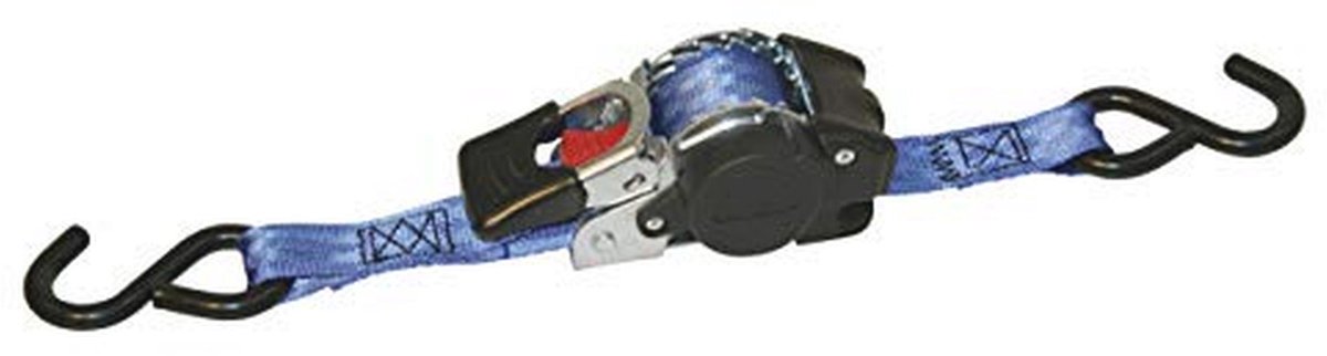 Automatische Spanband 25 mm / 3 m met Haak en 300/600 kg Trekvermogen