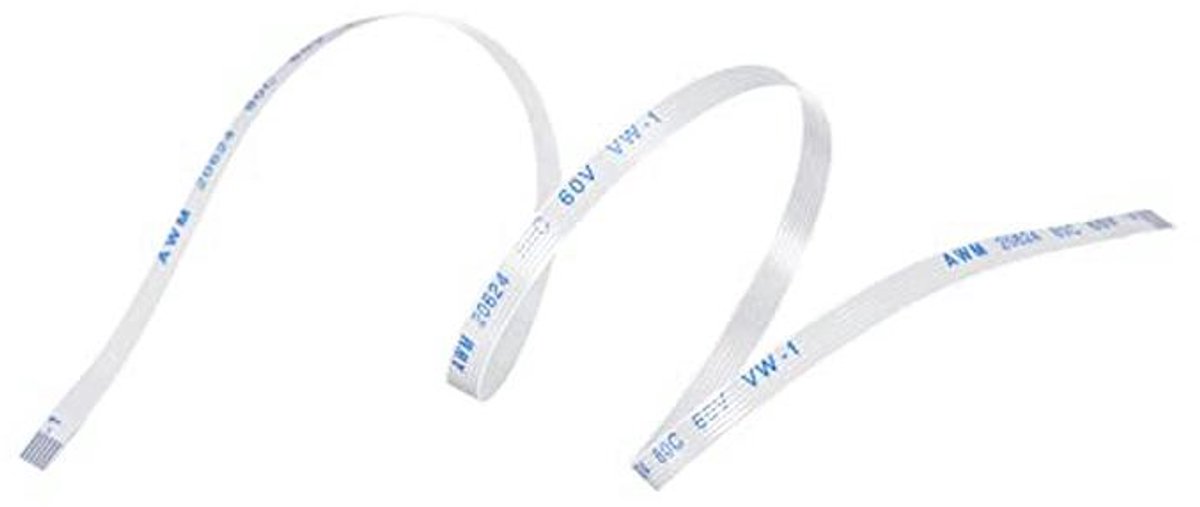 5-pack 6-pins FFC FPC kabel 0,5 mm 300 mm voor LCD 3D-printer en camera