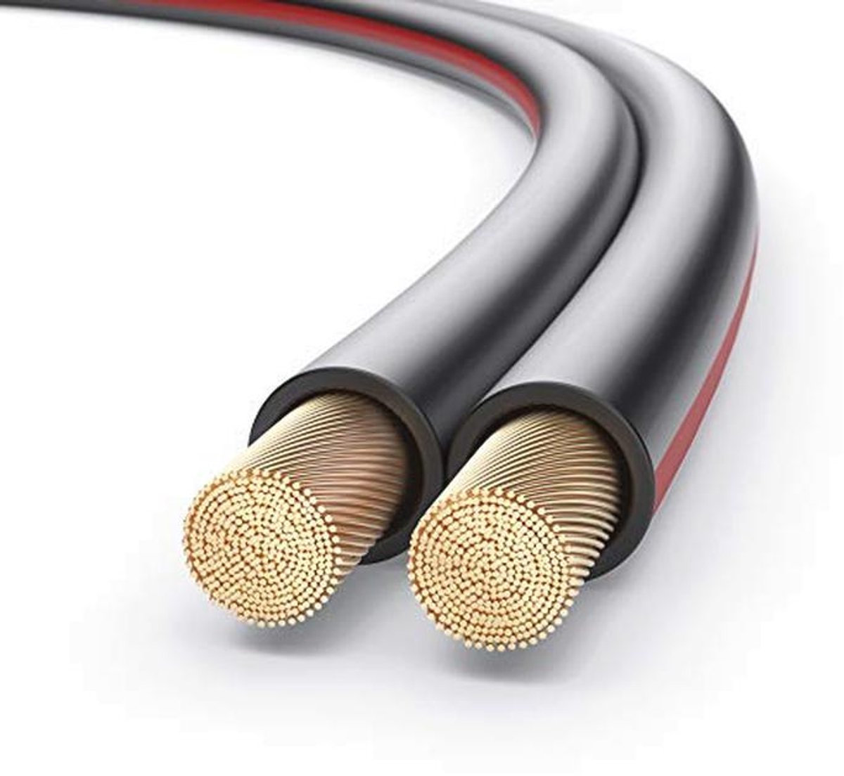 Luidsprekerkabel 2 x 4,00 mm² 20 m Zuiver Koper voor HiFi en Subwoofer