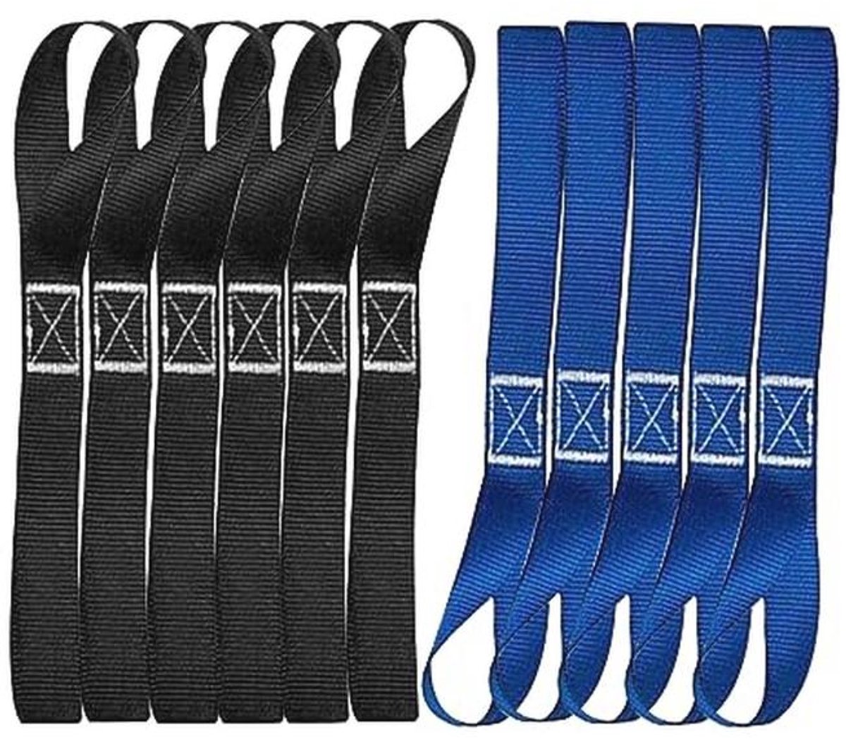 10 Stuks Automatische Spanbanden - Nylon Riemlussen voor Transport en Bevestiging