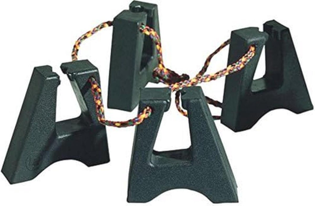Conga Rubber Feet Met Verstelbare Band - Set Van 4 - Hoogte 2,5 cm
