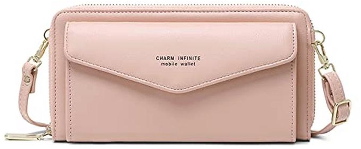 Crossbody Telefoontas voor Vrouwen met RFID Bescherming - Modieuze Dames Schoudertas