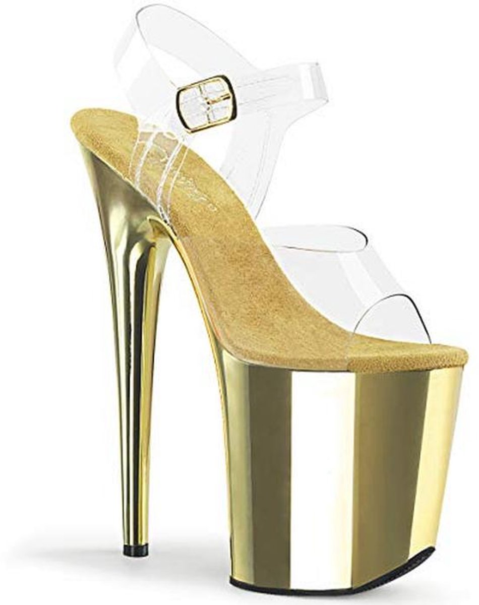 Dames Sandalen met 8 Inch Hak en Enkelsband