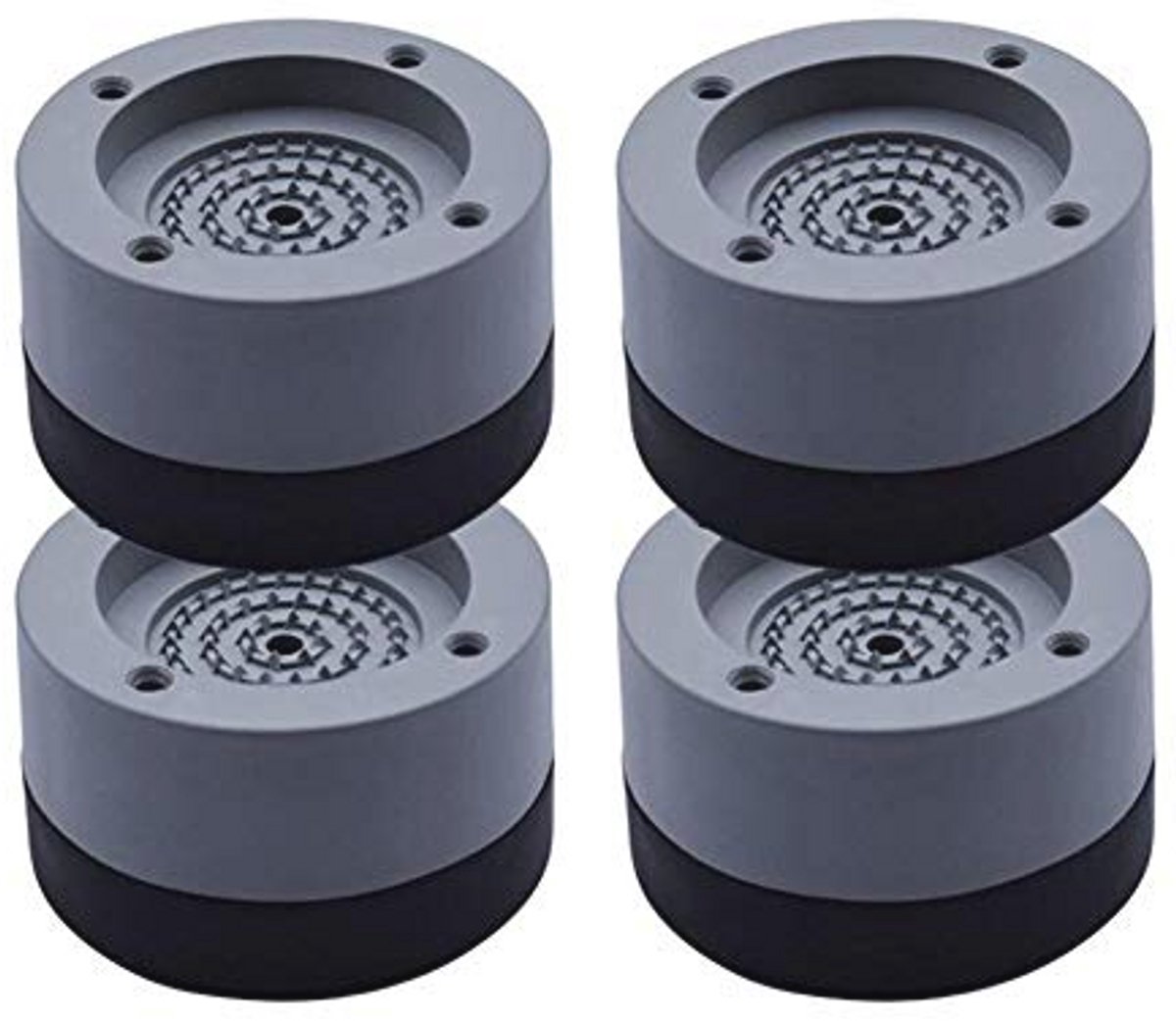 Universele Antitrillingsdempers - Set van 4 - 4 cm Hoog - Geschikt voor Wasmachine en Droger
