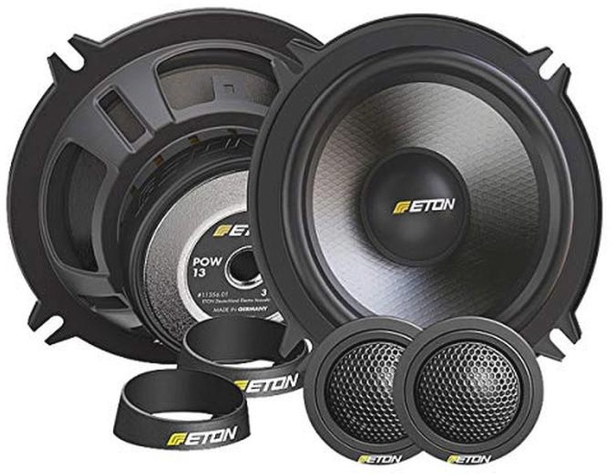 2-weg componenten luidsprekers 130mm - 60 Watt RMS - 3 ohm - hoog rendement