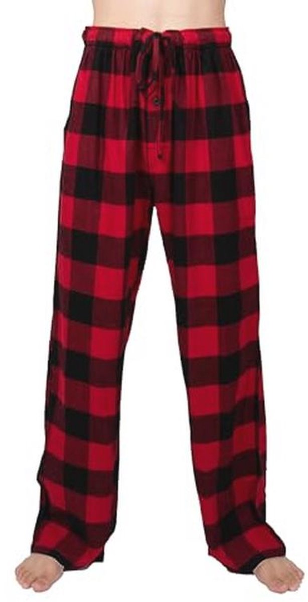 Comfortabele Heren Pyjama Onderstukken van 100% Katoen met Zakken