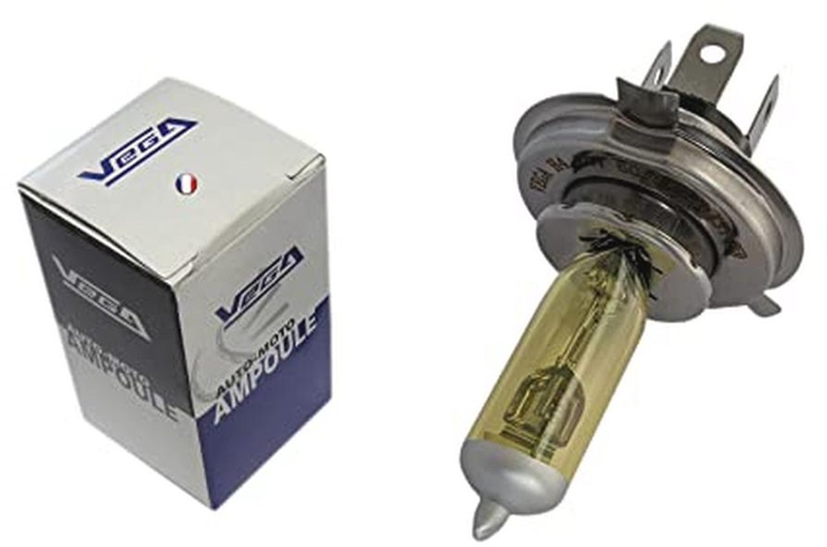 Antiek Gele H4 Autobulb 12V 55W voor Oldtimer