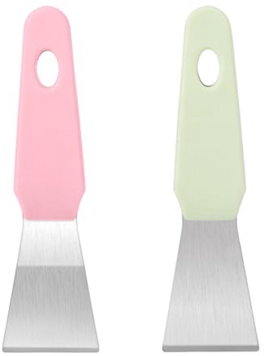 3D-printerschrapers Set van 2 - Dikke Roestvrij Stalen Schrapers voor Modellen