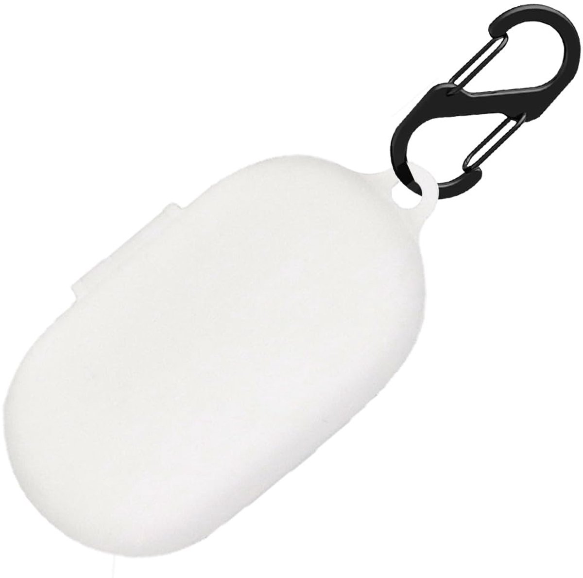 Silicone Case for JBL Soundgear Sense Case, Shockproof Protective Case and Skin Protective Case Cover for JBL Soundgear Sense with Keychain (White)