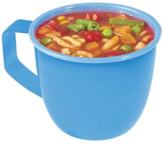 Grote Magnetron Soepbekers 900 ml - BPA-vrij, Ideaal voor Soepen en Dranken — afbeelding 2