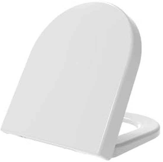 WC-bril Health Care, Hygiënische Toiletbril Met 5 Cm Zitverhoging En Softclosemechanisme Extra Stabiele Bevestiging Voor Maximale Zitveiligheid Duroplast Wit