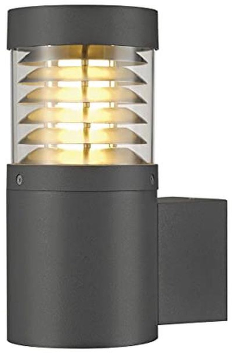 Wandopbouwarmatuur voor buitenverlichting - E27 IP54 20W antraciet