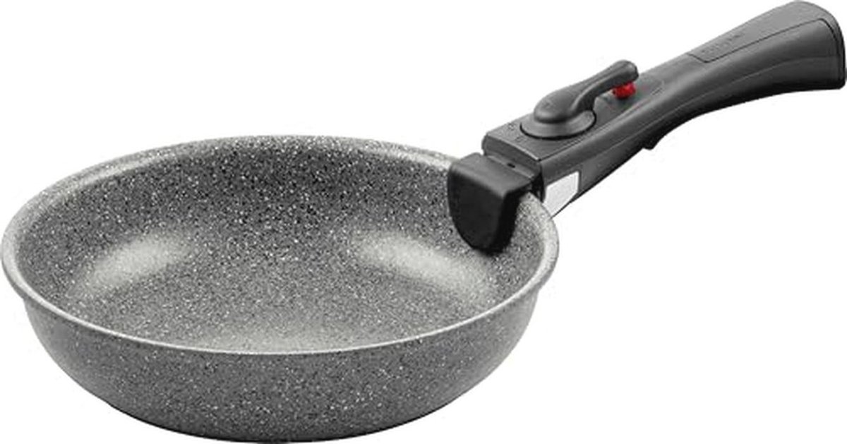 20 cm Keramische Koekenpan met Afneembare Handgreep - Geschikt voor Inductie