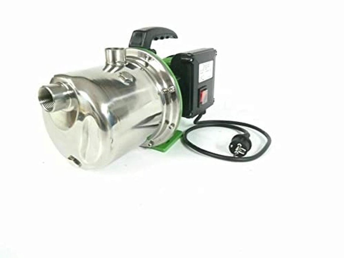 Tuinpomp roestvrij staal 1300 Watt 5,5 Bar 5400 l/h huiswatersysteem
