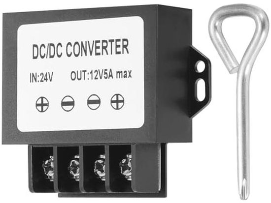XWST DC DC Converter 36V48V60V72V85V naar 24V Spanningsregler 5A 120W Stap Omlaag Omvormer Brede Invoer 30-90V naar 24V Transformatoradapter