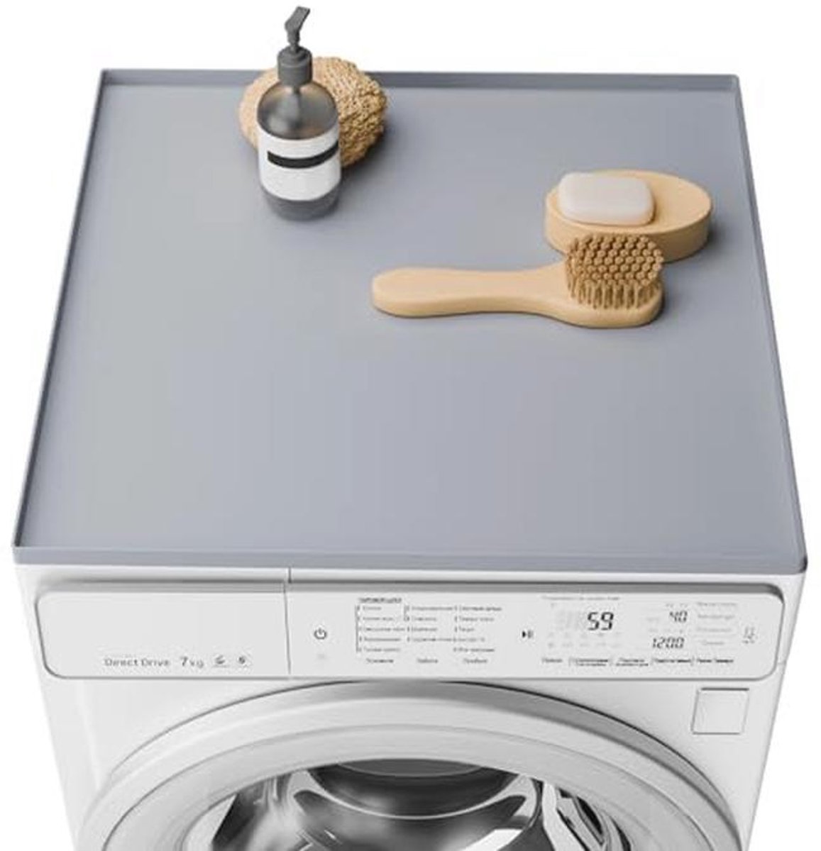 Siliconen Wasmachine-afdekking 60x50 cm - Antislip en Heavy Duty Onderlegger voor Droger en Keuken