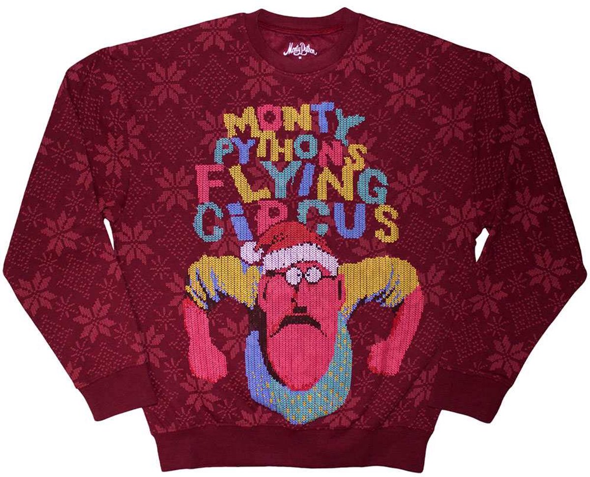 Monty Python - Flying Circus Grumpy Man Sweater/trui - S - Rood