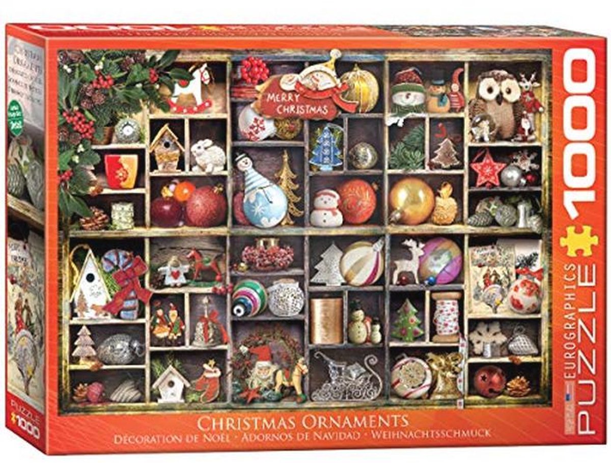 Kerstversiering Puzzel van 1000 Stukjes