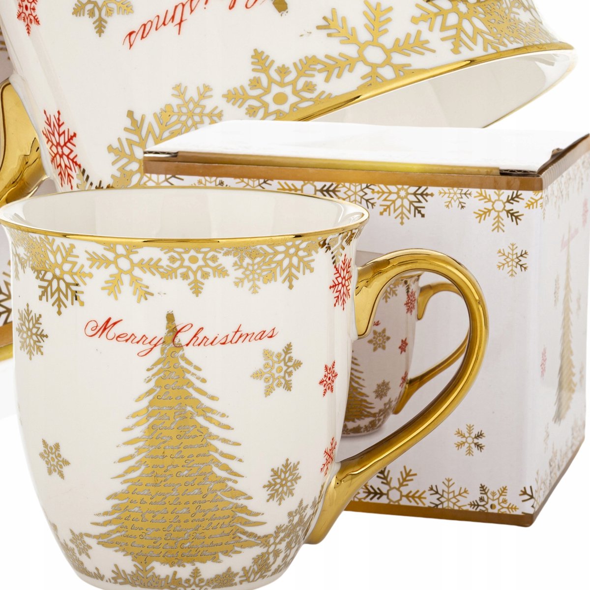 Keramische Mok met Kerstprint - Perfect cadeau